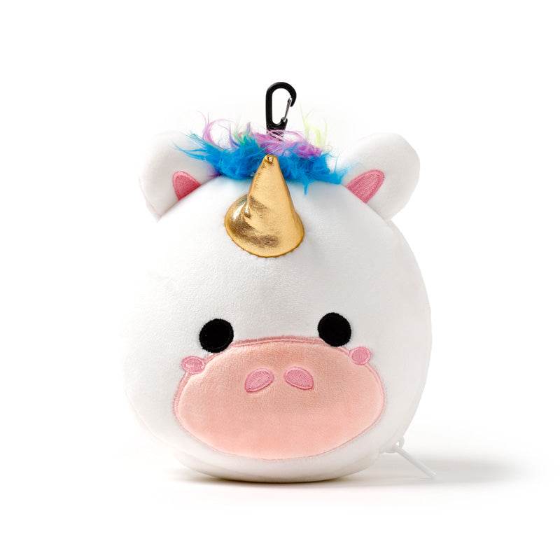 Relaxeazzz Unicorn Plush Travel Pillow & Eye Mask - Gift Arch