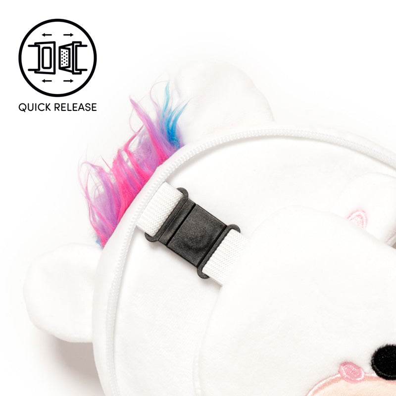 Relaxeazzz Unicorn Plush Travel Pillow & Eye Mask - Gift Arch