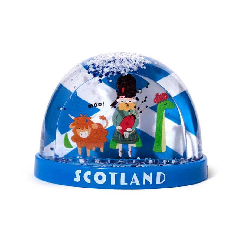 Scotland Souvenir Medium Glitter Snow Storm - Gift Arch