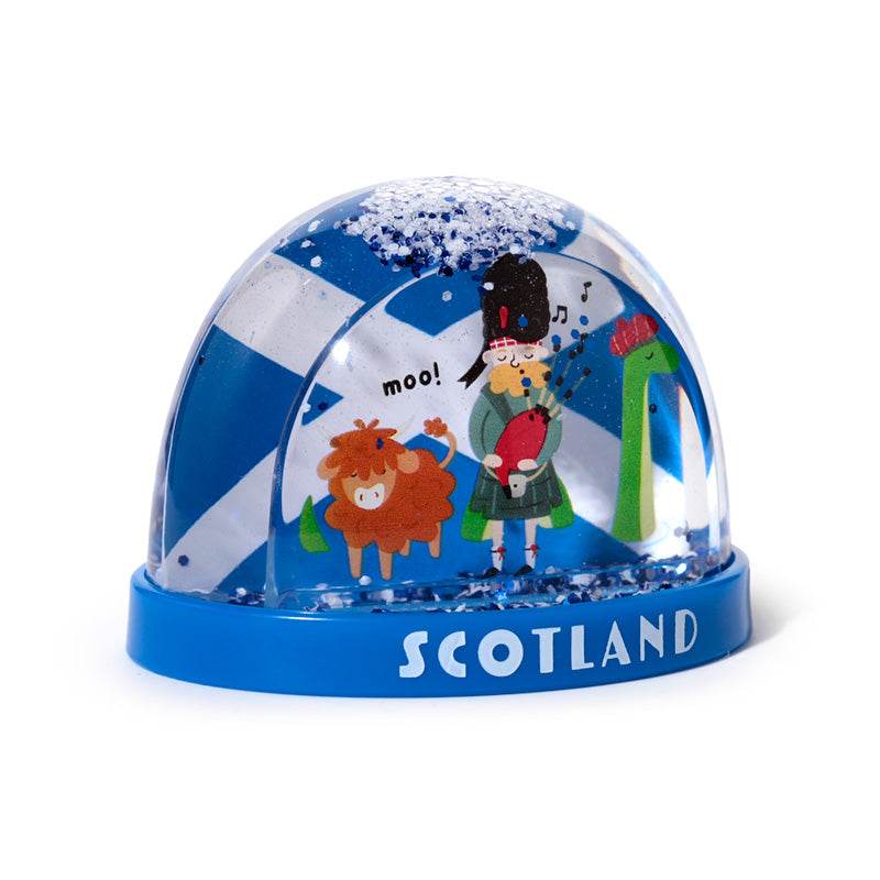 Scotland Souvenir Medium Glitter Snow Storm - Gift Arch