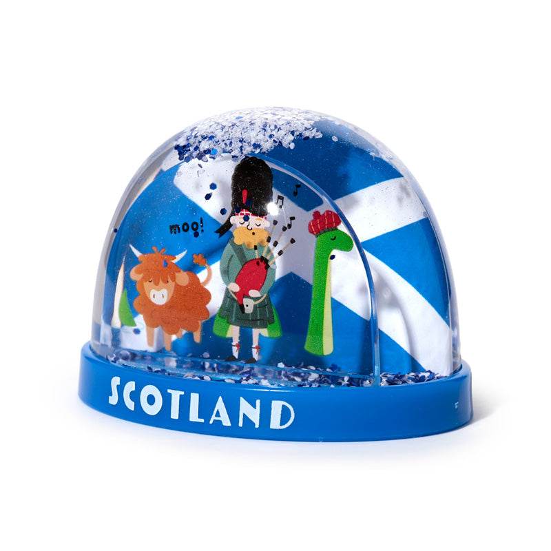 Scotland Souvenir Medium Glitter Snow Storm - Gift Arch