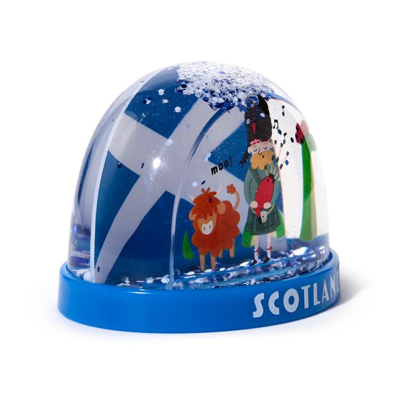 Scotland Souvenir Medium Glitter Snow Storm - Gift Arch