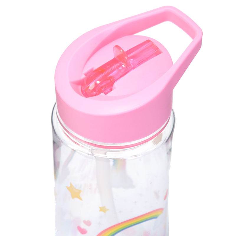 Shatterproof 550ml Water Bottle Enchanted Rainbows Unicorn - Gift Arch