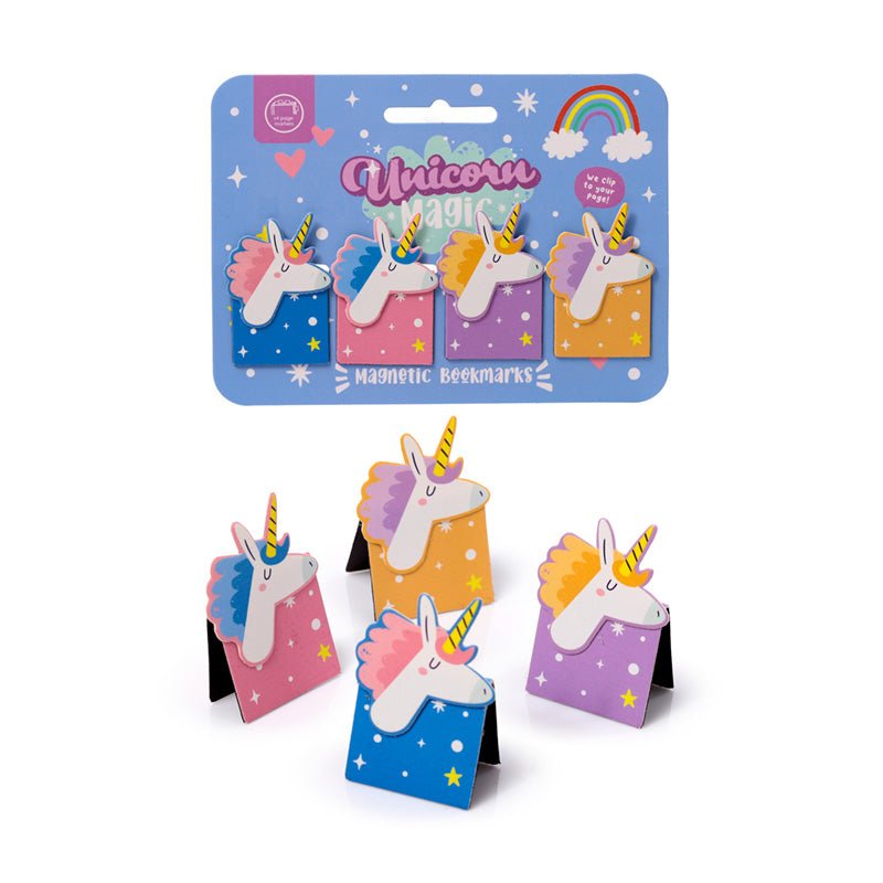 Unicorn Magic Shaped Magnetic Bookmark Set - Gift Arch
