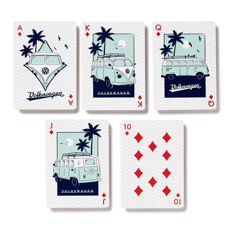 Explore More Volkswagen VW T1 Camper Bus Standard Playing Card Deck - Gift Arch
