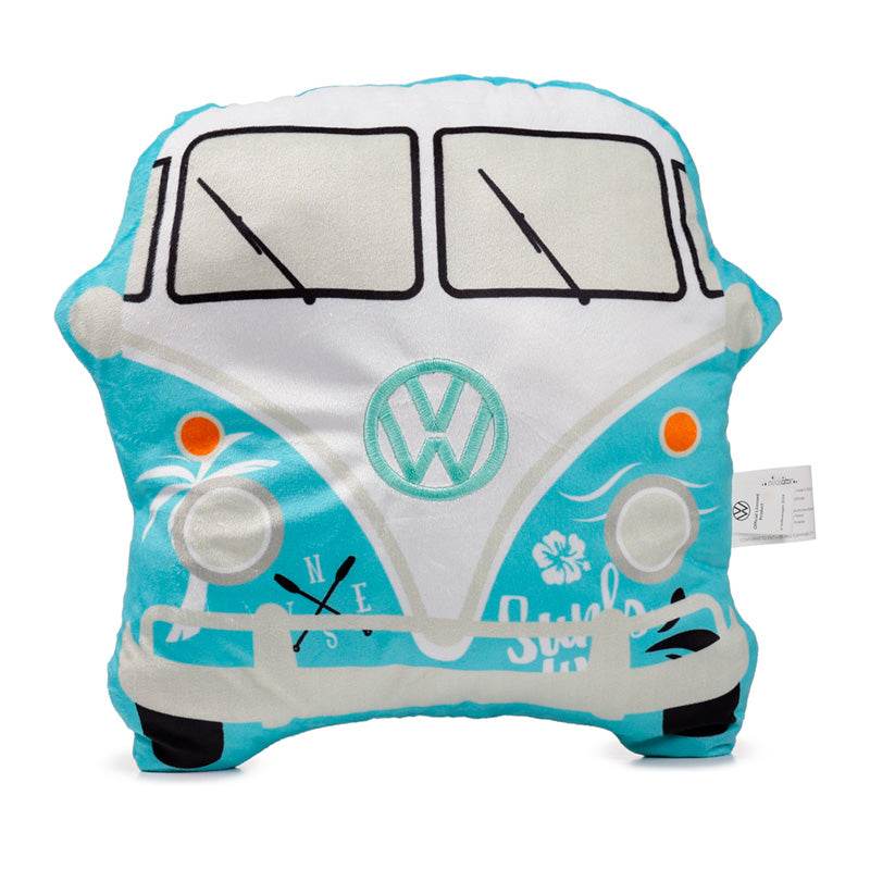 Plush Volkswagen VW T1 Camper Bus Shaped Surf Cushion - Gift Arch