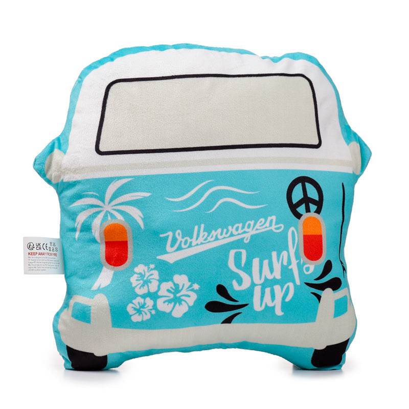 Plush Volkswagen VW T1 Camper Bus Shaped Surf Cushion - Gift Arch