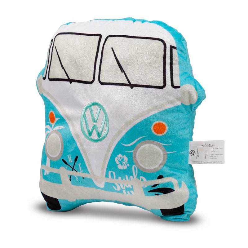 Plush Volkswagen VW T1 Camper Bus Shaped Surf Cushion - Gift Arch