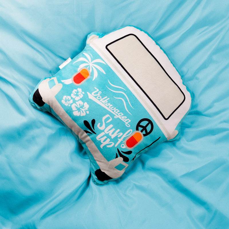 Plush Volkswagen VW T1 Camper Bus Shaped Surf Cushion - Gift Arch