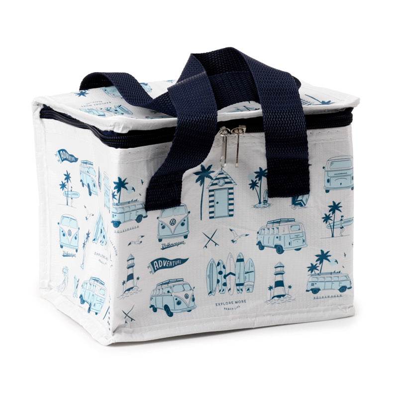RPET Cool Bag Lunch Bag Volkswagen VW T1 Camper Bus Explore More - Gift Arch