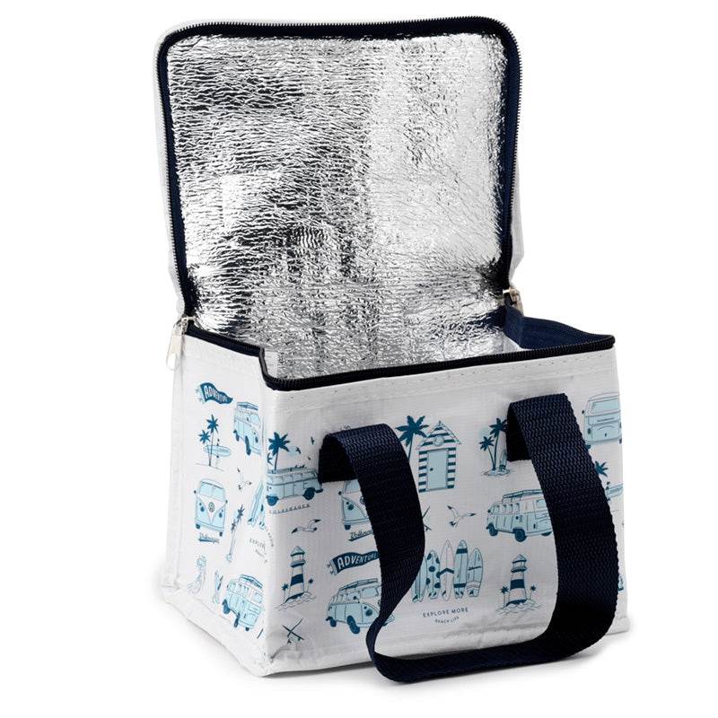 RPET Cool Bag Lunch Bag Volkswagen VW T1 Camper Bus Explore More - Gift Arch