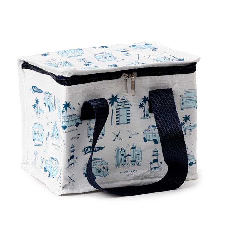 RPET Cool Bag Lunch Bag Volkswagen VW T1 Camper Bus Explore More - Gift Arch