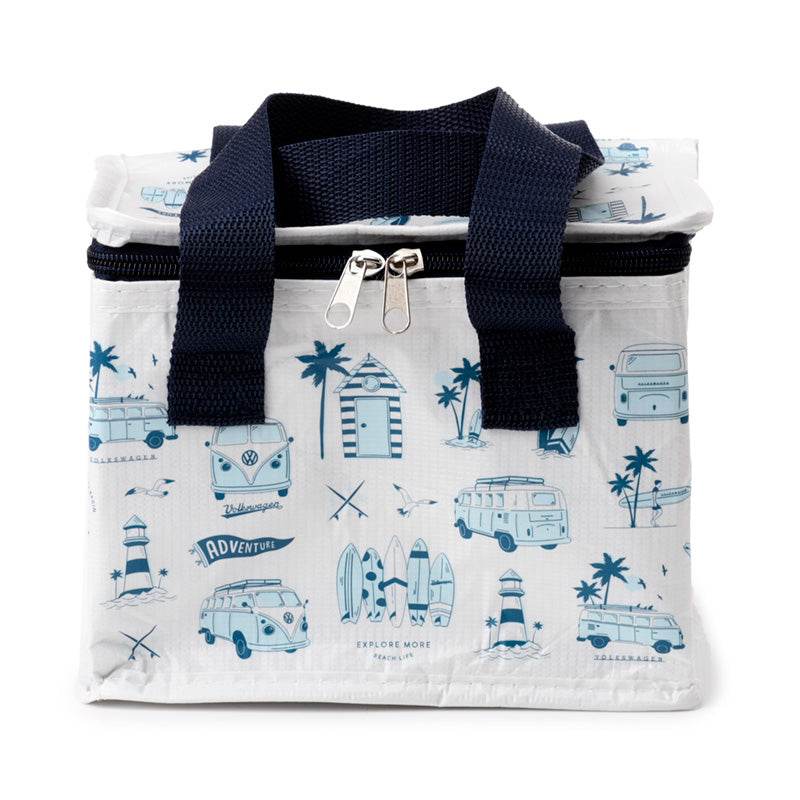 RPET Cool Bag Lunch Bag Volkswagen VW T1 Camper Bus Explore More - Gift Arch