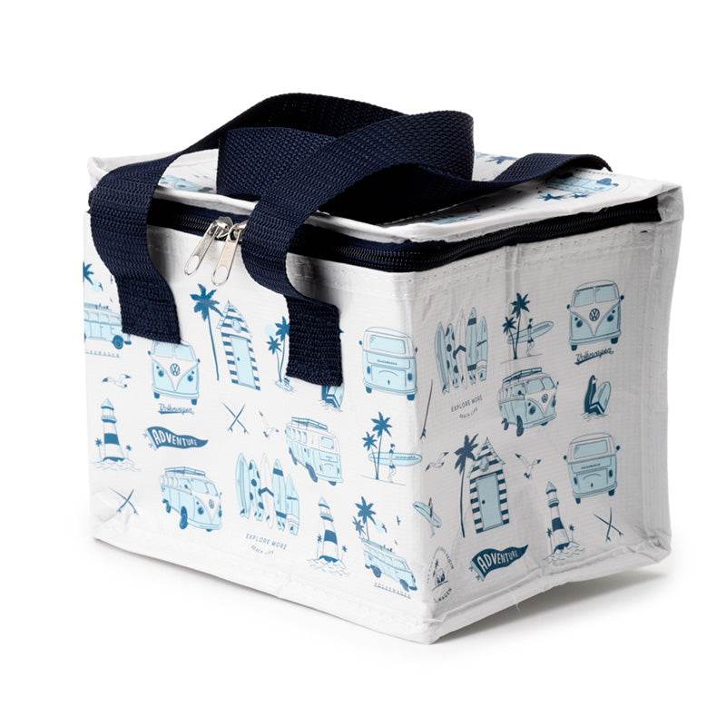 RPET Cool Bag Lunch Bag Volkswagen VW T1 Camper Bus Explore More - Gift Arch