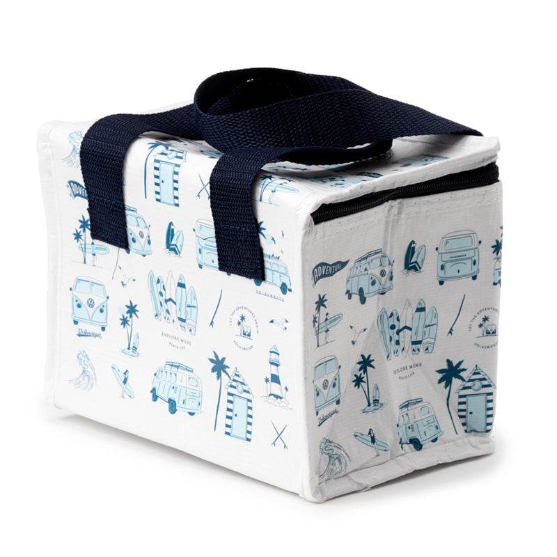 RPET Cool Bag Lunch Bag Volkswagen VW T1 Camper Bus Explore More - Gift Arch