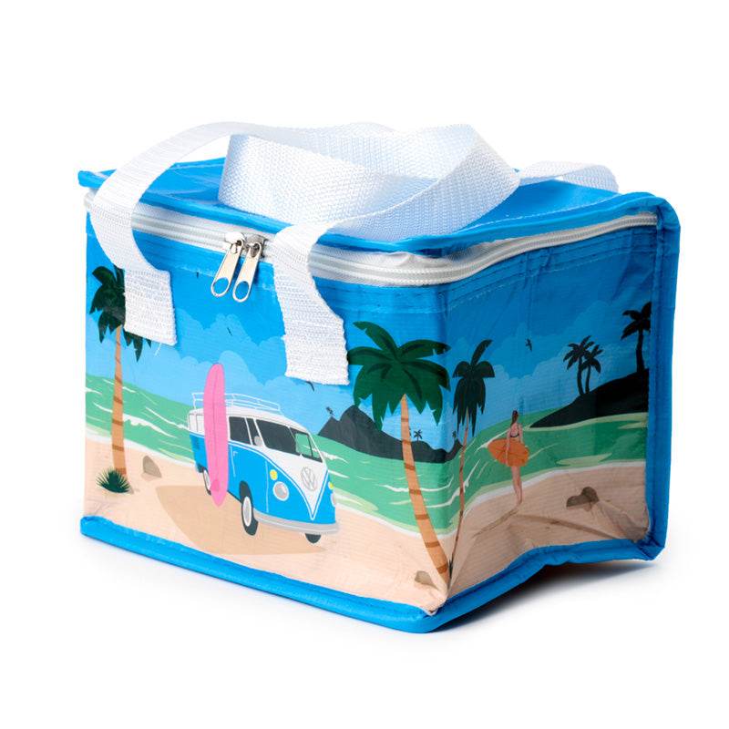 RPET Cool Bag Lunch Bag Volkswagen VW T1 Camper Bus Waves Are Calling - Gift Arch