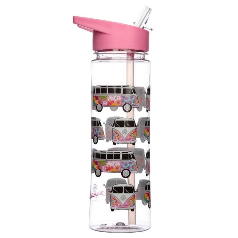 Shatterproof 550ml Water Bottle Volkswagen VW T1 Camper Bus Summer - Gift Arch