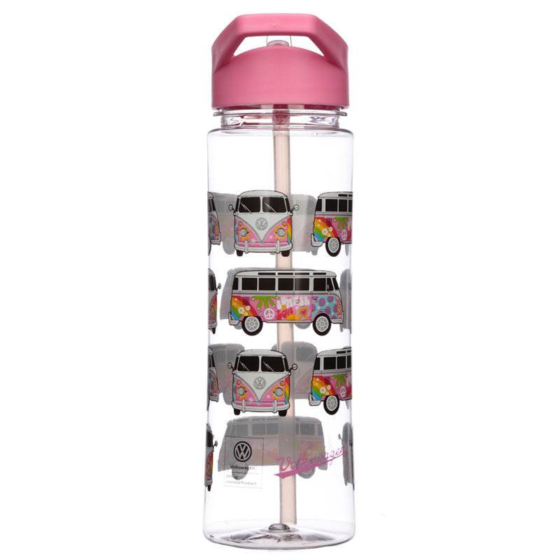 Shatterproof 550ml Water Bottle Volkswagen VW T1 Camper Bus Summer - Gift Arch
