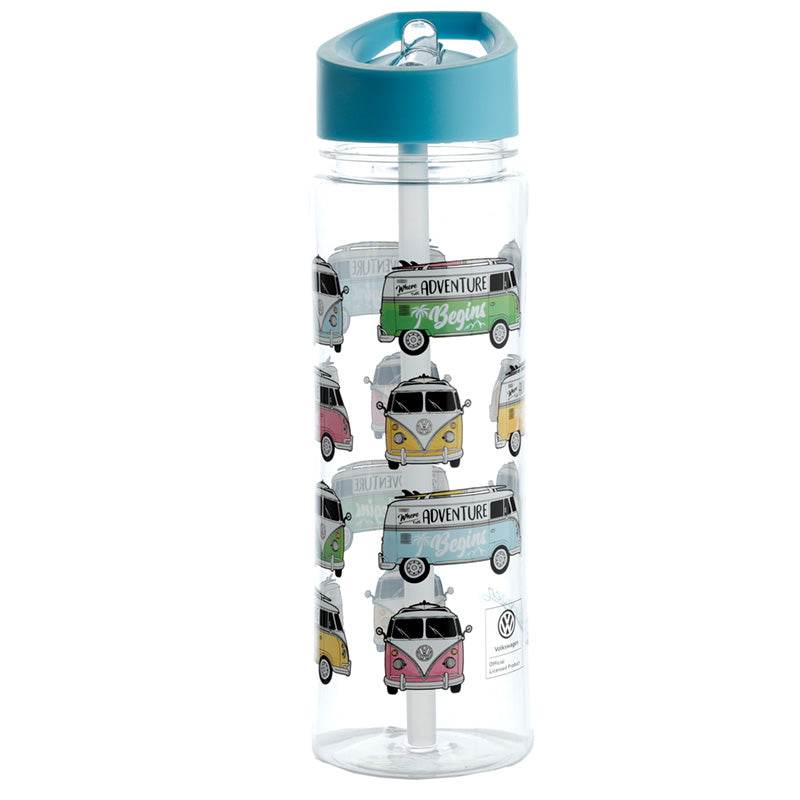 Shatterproof 550ml Water Bottle Volkswagen VW T1 Camper Bus Surf - Gift Arch