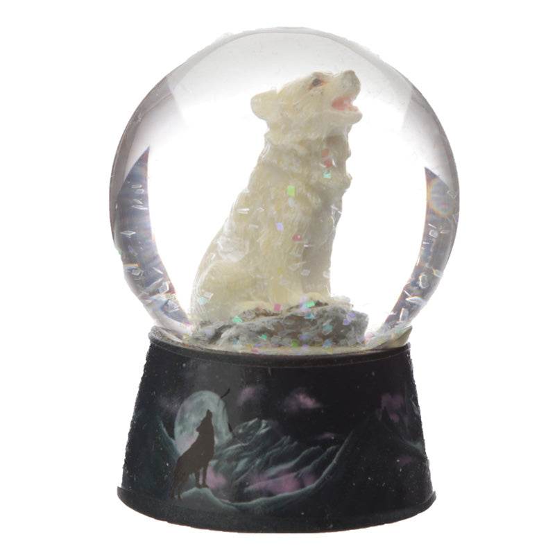 Protector of the North Dream Protector Wolf Snow Globe - Gift Arch