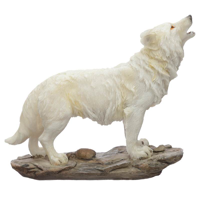 Protector of the North Spirit of the Night Wolf Figurine - Gift Arch
