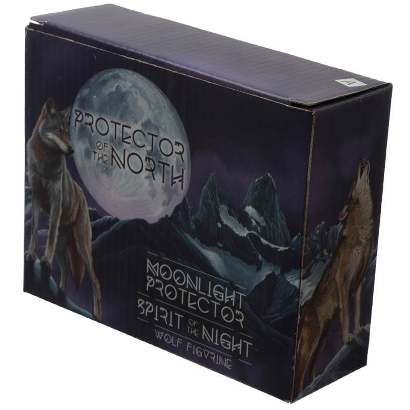 Protector of the North Spirit of the Night Wolf Figurine - Gift Arch