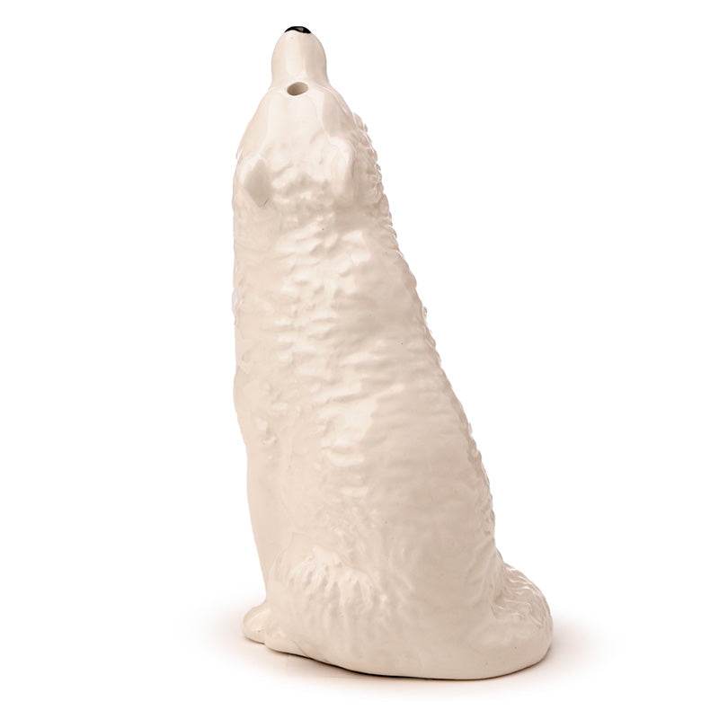 White Wolf Ceramic Salt & Pepper Set - Gift Arch