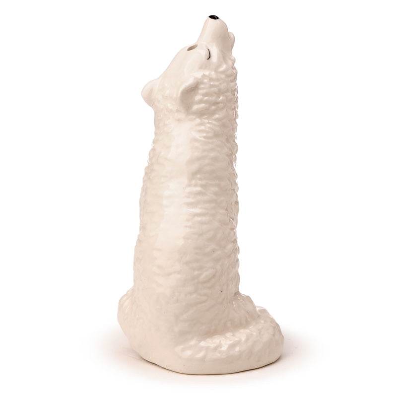 White Wolf Ceramic Salt & Pepper Set - Gift Arch