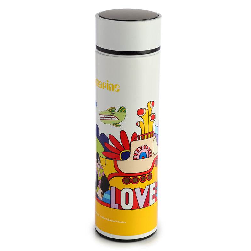 The Beatles Yellow Submarine Hot & Cold Digital Thermometer Bottle - Gift Arch