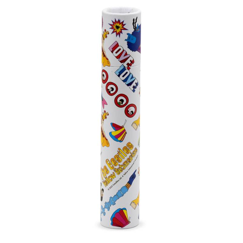 The Beatles Yellow Submarine Large Pencil Pot with 12 Colouring Pencils - Gift Arch