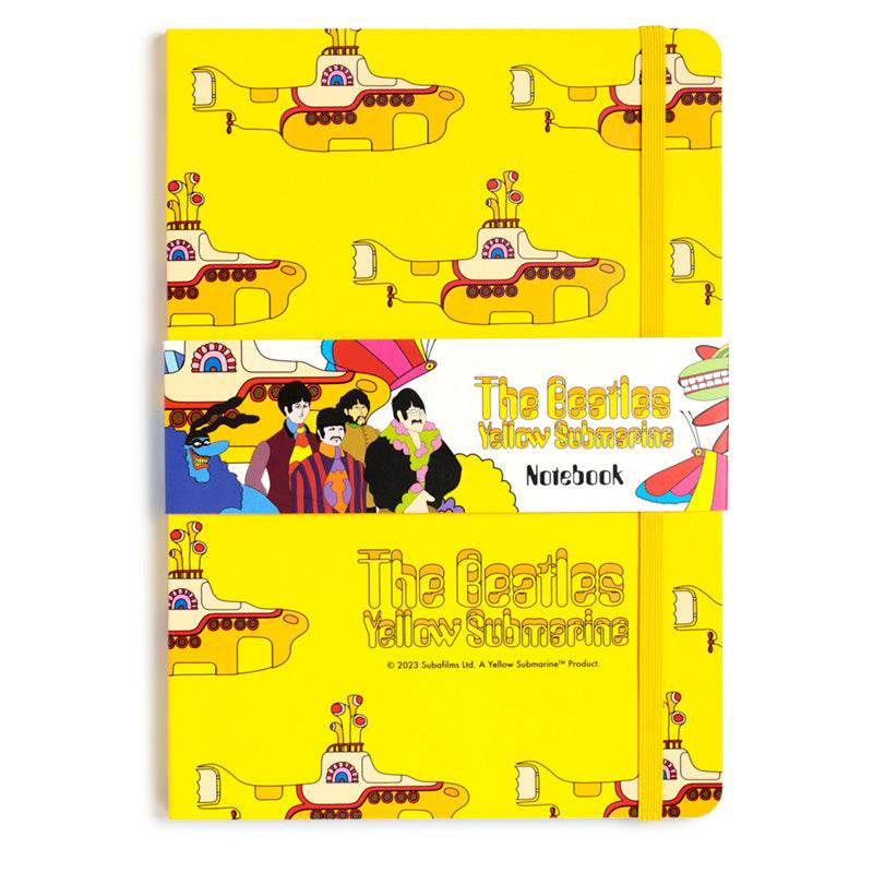 The Beatles Yellow Submarine Recycled Paper A5 Notebook - Gift Arch