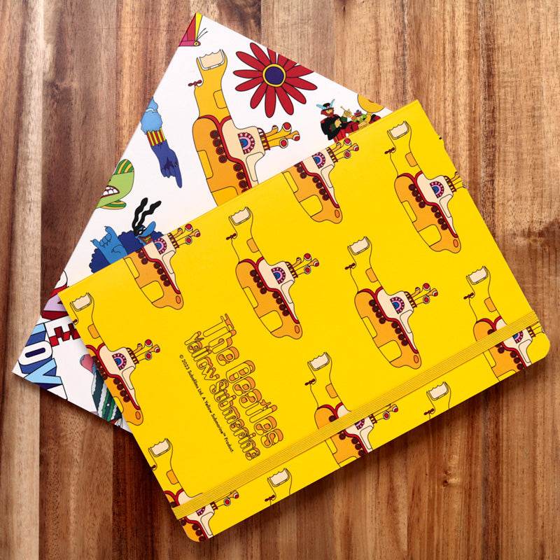 The Beatles Yellow Submarine Recycled Paper A5 Notebook - Gift Arch