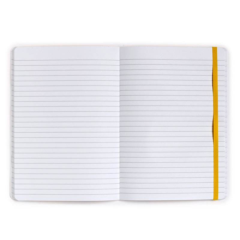 The Beatles Yellow Submarine White Recycled Paper A5 Notebook - Gift Arch