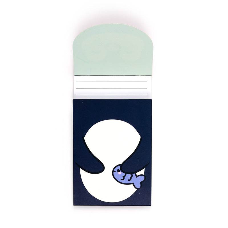Adoramals Penguin Flip Open Shaped Memo Pad - Gift Arch