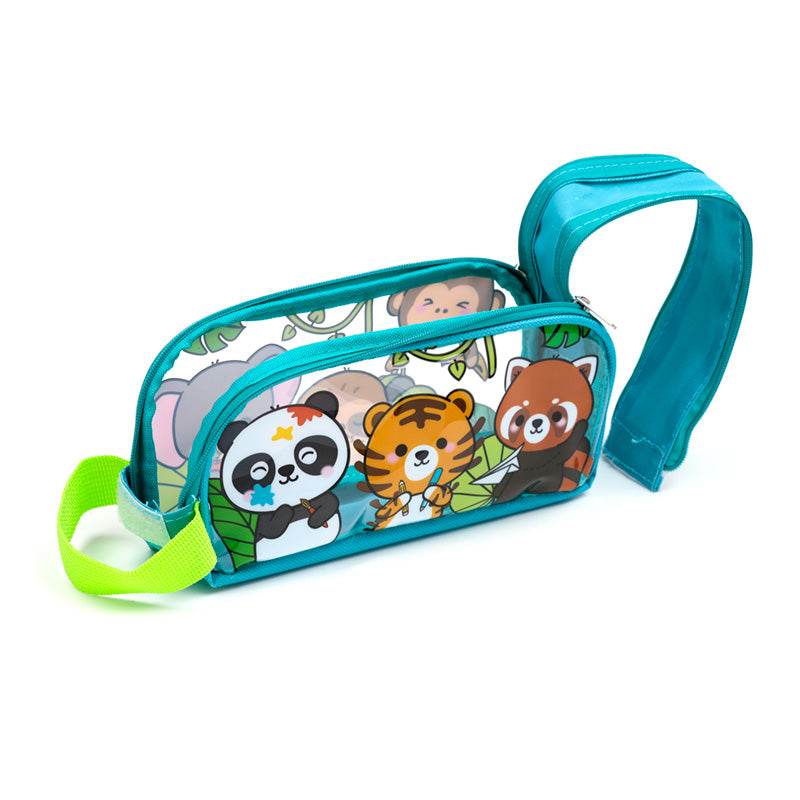 Adoramals Wild Clear Window Pencil Case - Gift Arch