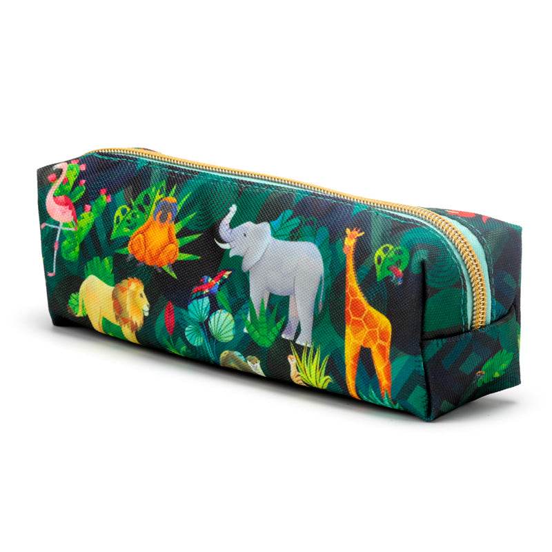 Animal Kingdom Canvas Pencil Case - Gift Arch