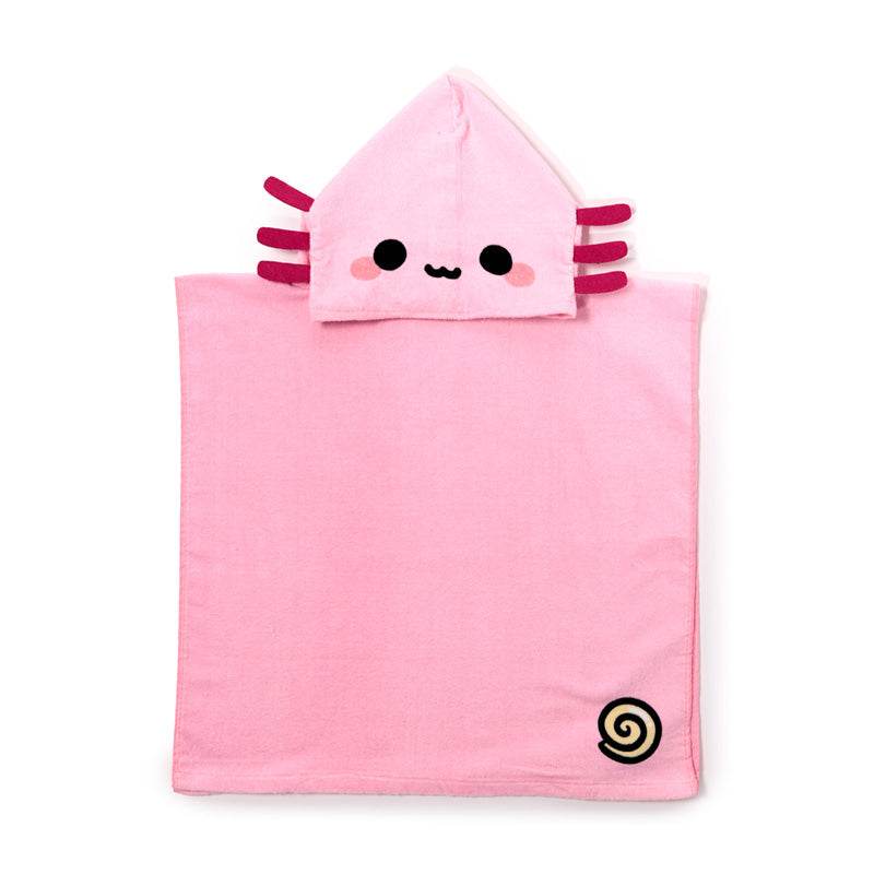 Maddie the Axolotl Adoramals Kids Hooded Towel - Gift Arch