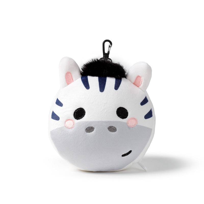 Relaxeazzz Adoramals Bali the Zebra Plush Travel Pillow & Eye Mask - Gift Arch