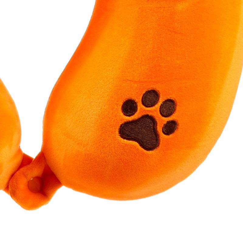 Relaxeazzz Alfie the Tiger Adoramals Plush Memory Foam Travel Pillow - Gift Arch