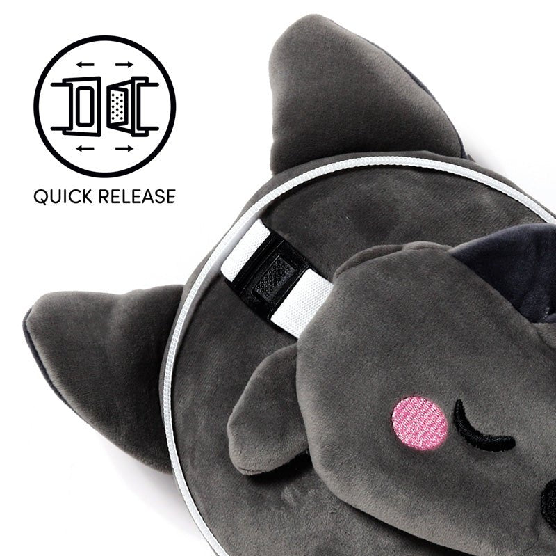 Relaxeazzz Dexter the Bat Adoramals Travel Pillow & Eye Mask - Gift Arch