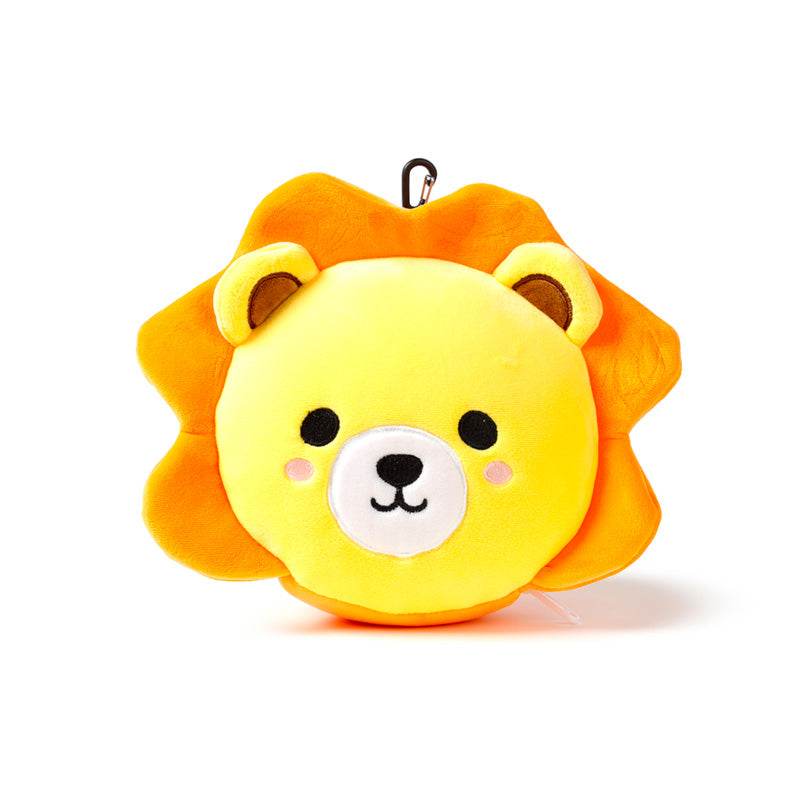 Relaxeazzz Lion Plush Travel Pillow & Eye Mask (The Lion Sleeps Tonight) - Gift Arch