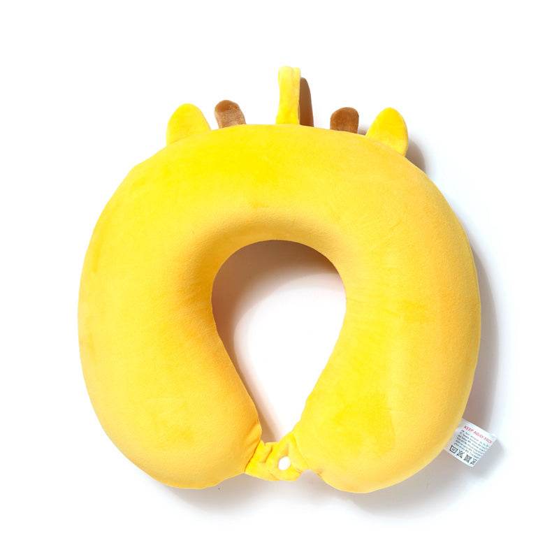 Relaxeazzz Raffi the Giraffe Adoramals Plush Memory Foam Travel Pillow - Gift Arch