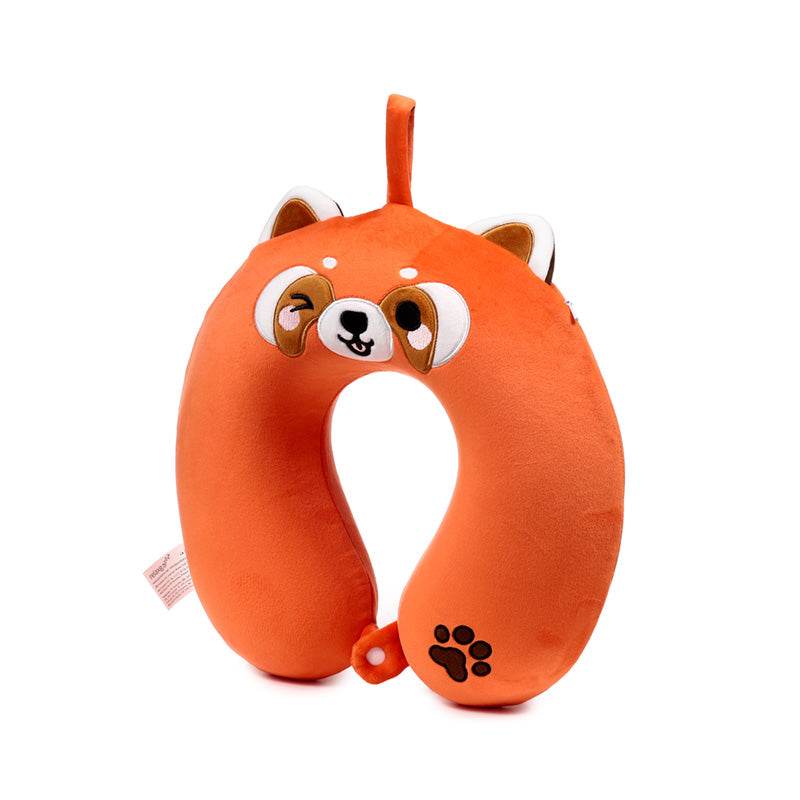 Relaxeazzz Ru the Red Panda Adoramals Plush Memory Foam Travel Pillow - Gift Arch