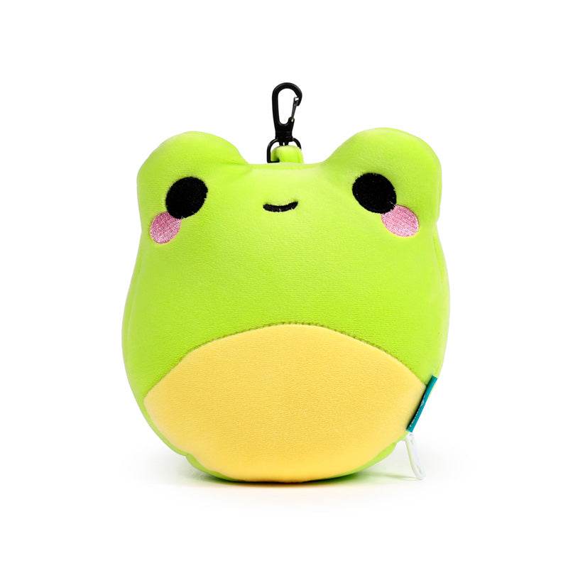 Relaxeazzz Silas the Frog Adoramals Travel Pillow & Eye Mask - Gift Arch