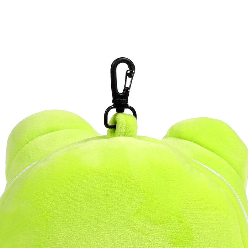 Relaxeazzz Silas the Frog Adoramals Travel Pillow & Eye Mask - Gift Arch