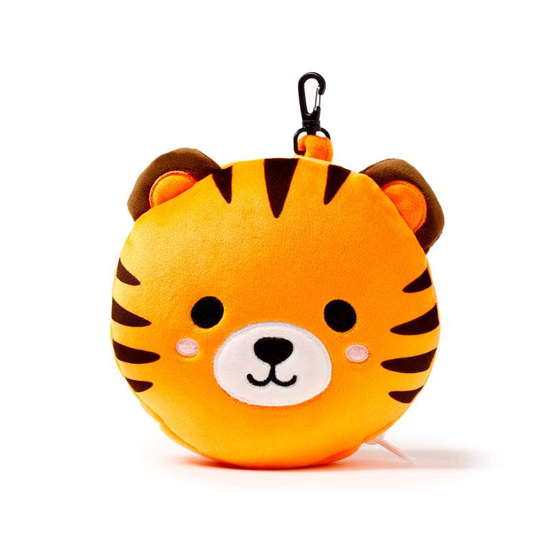 Relaxeazzz Tiger Plush Travel Pillow & Eye Mask - Gift Arch