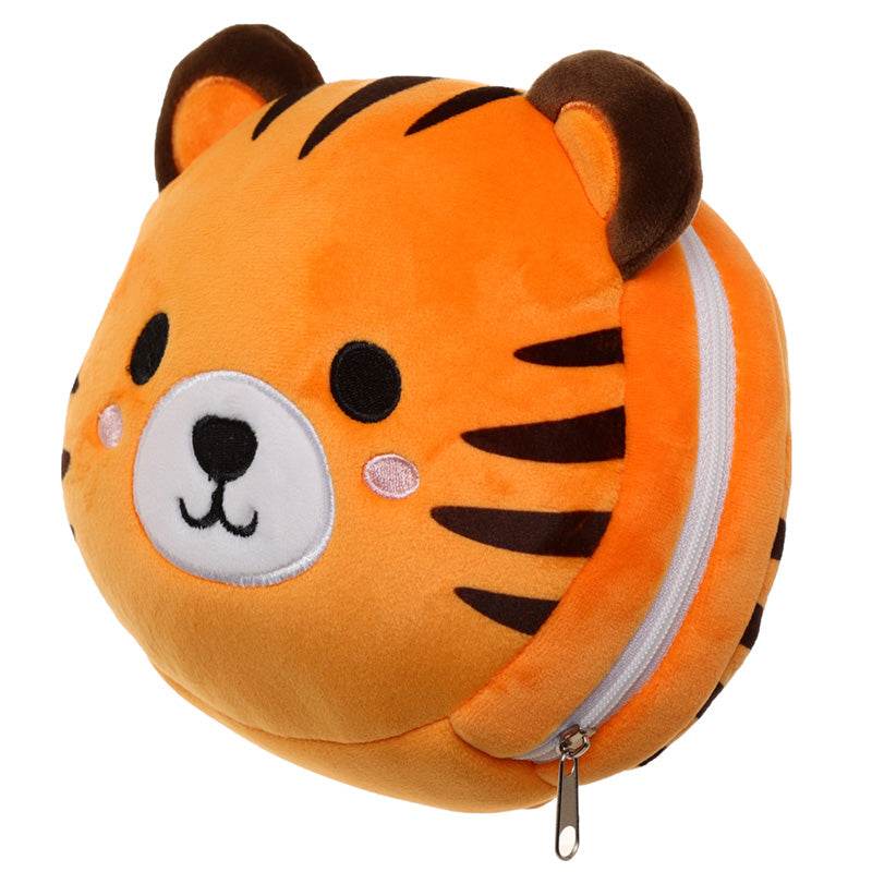 Relaxeazzz Tiger Plush Travel Pillow & Eye Mask - Gift Arch