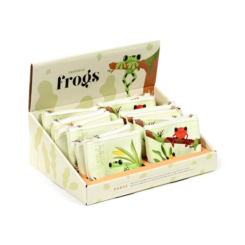 Tropical Frogs PVC Purse - Gift Arch