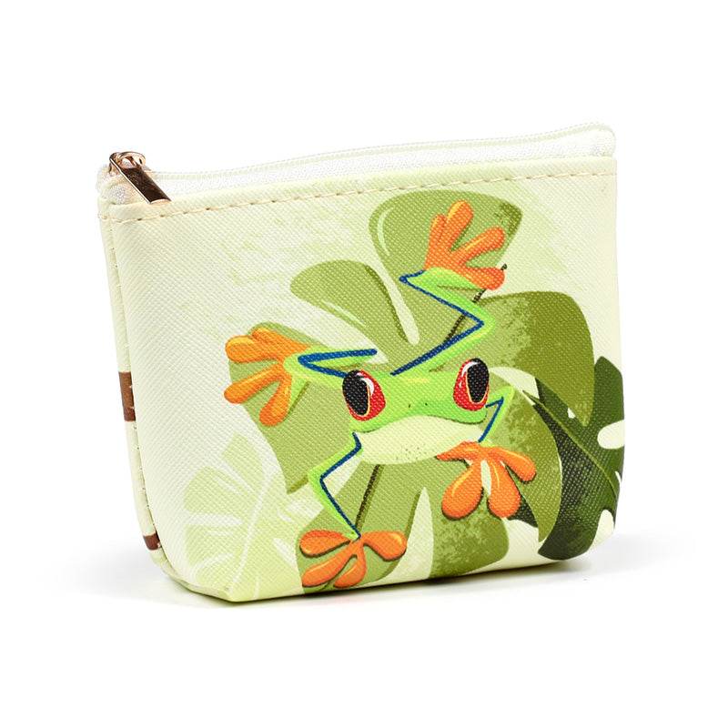 Tropical Frogs PVC Purse - Gift Arch