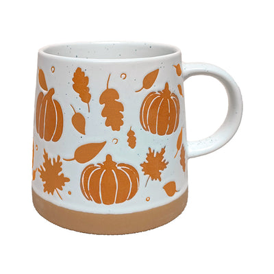 Pumpkin Tapered Stoneware Mug - Gift Arch
